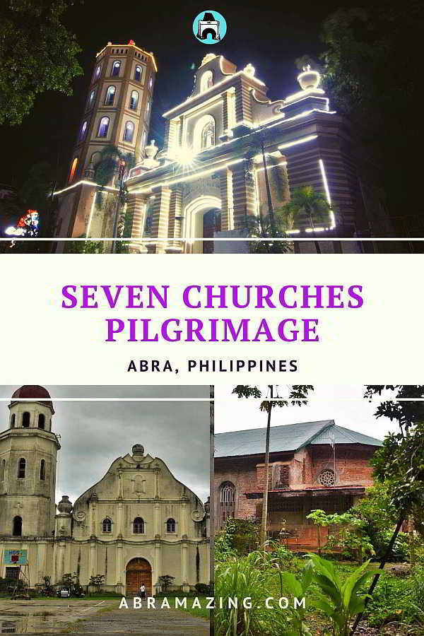 Seven Churches Pilgrimage in Abra, Philippines. Visita Iglesia