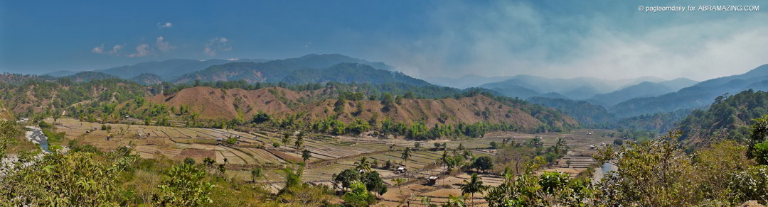 Overlooking the Rice Fields of Bangilo District, Malibcong, Abra