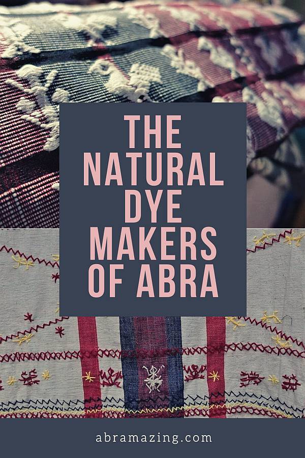 Natural dye makers of abra . abra in colours