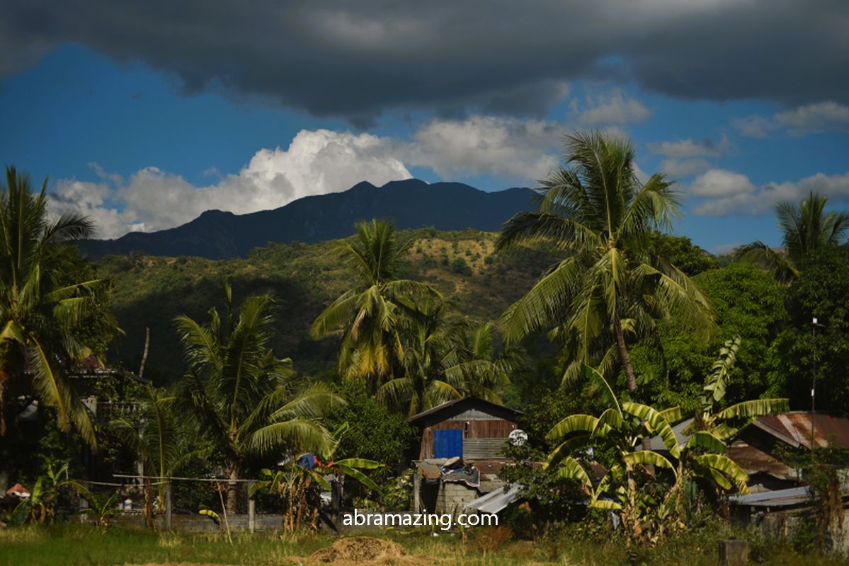 View of Mt. Pugao in Kiwas